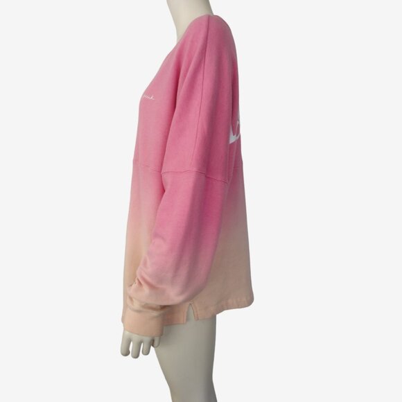 Victoria Secret PINK Ombre Pullover Oversized Fit Scoop Neck Sweater M - Picture 6 of 11